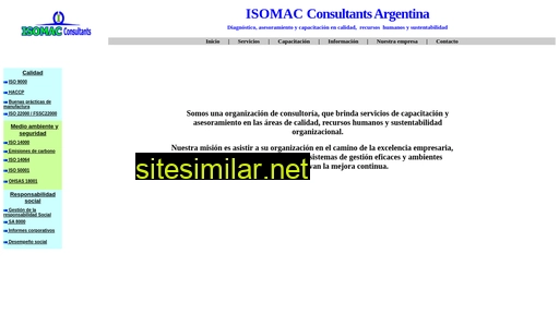 isomac.com.ar alternative sites