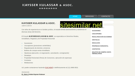kaysser.com.ar alternative sites