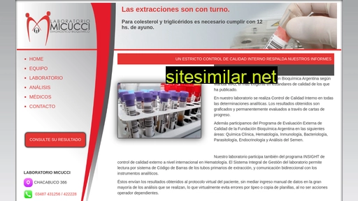 laboratoriomicucci.com.ar alternative sites