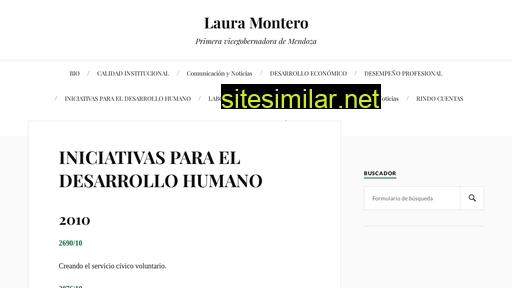 lauramontero.com.ar alternative sites