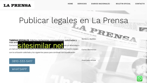legalesenlaprensa.com.ar alternative sites