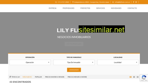 lilyflorio.com.ar alternative sites
