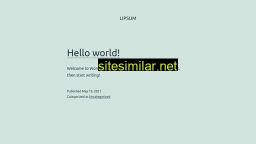 lipsum.com.ar alternative sites