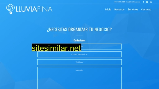 lluviafina.com.ar alternative sites