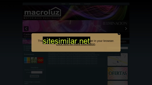 macroluz.com.ar alternative sites