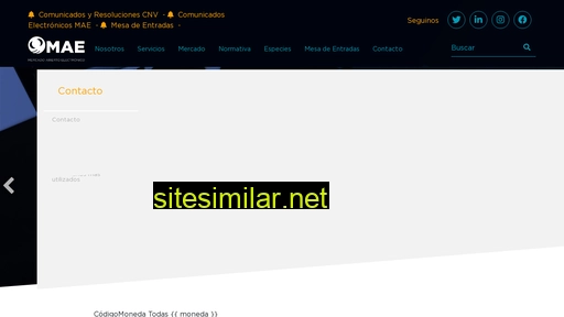 mae.com.ar alternative sites