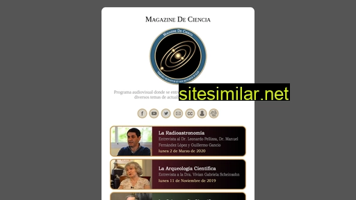 magazinedeciencia.com.ar alternative sites