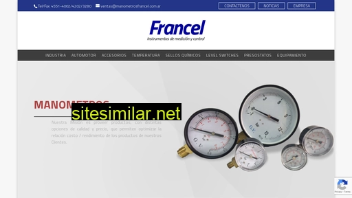 manometrosfrancel.com.ar alternative sites