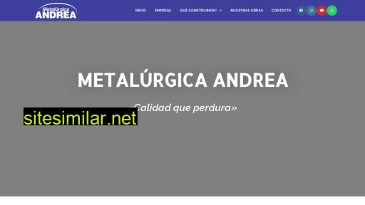 metalurgicaandrea.com.ar alternative sites