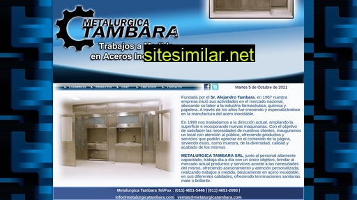metalurgicatambara.com.ar alternative sites