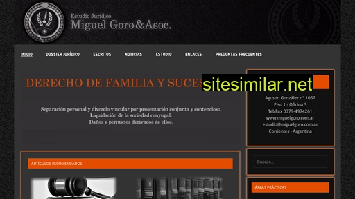 miguelgoro.com.ar alternative sites