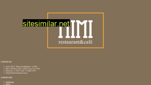 Mimirestaurant similar sites