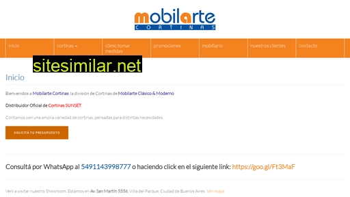 mobilartecortinas.com.ar alternative sites