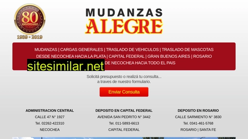mudanzasalegre.com.ar alternative sites
