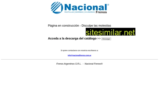 nacionalfrenos.com.ar alternative sites