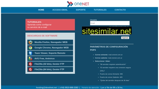 onenet.com.ar alternative sites