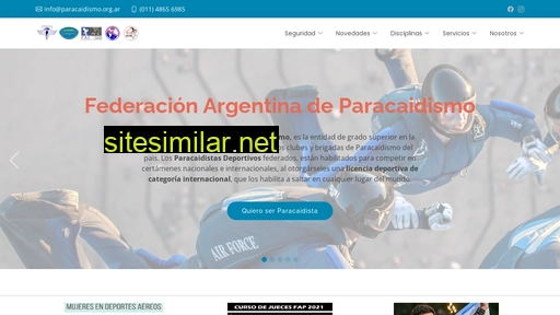 paracaidismo.org.ar alternative sites