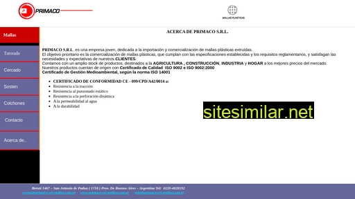 primaco-srl-mallas.com.ar alternative sites