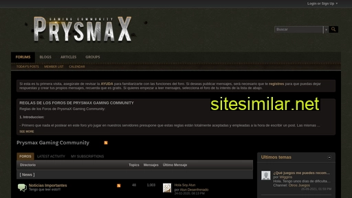 prysmax.com.ar alternative sites