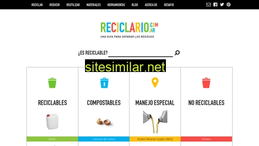 reciclario.com.ar alternative sites