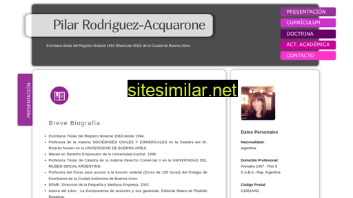 Rodriguez-acquarone similar sites
