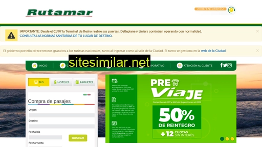 rutamar.com.ar alternative sites