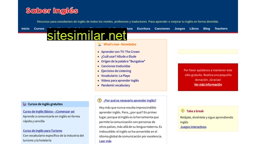 saberingles.com.ar alternative sites