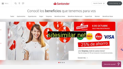 Santander similar sites