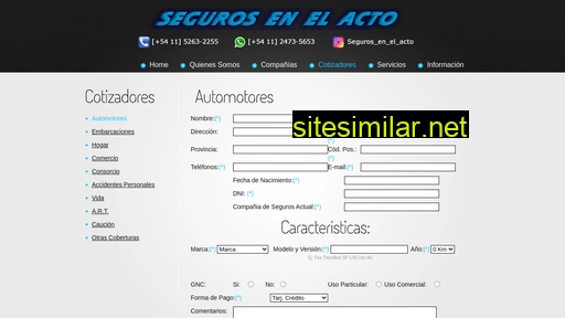 segurosenelacto.com.ar alternative sites