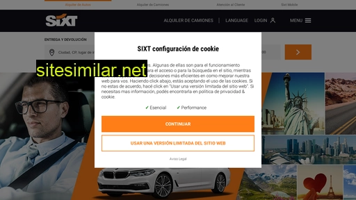 sixt.com.ar alternative sites