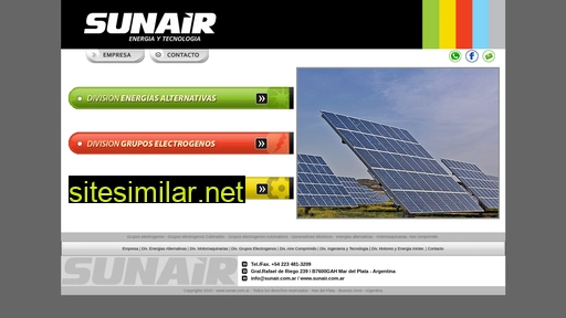 sunair.com.ar alternative sites