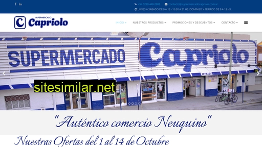 supermercadocapriolo.com.ar alternative sites