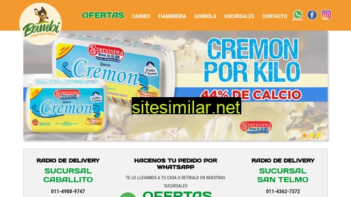 supermercadosbambi.com.ar alternative sites