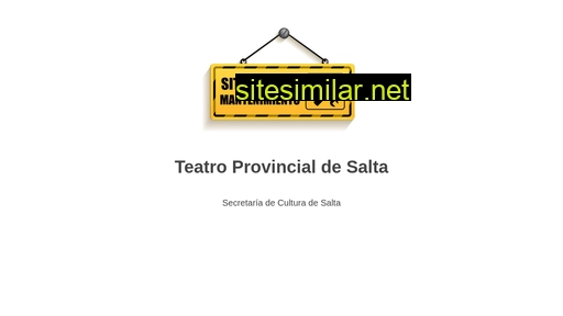 teatroprovincial.gob.ar alternative sites