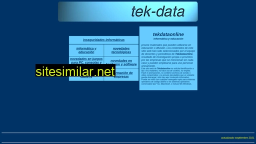 tek-data.com.ar alternative sites