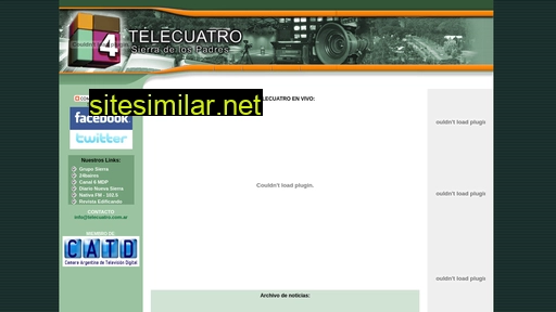 telecuatro.com.ar alternative sites