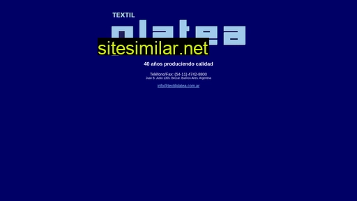 textilplatea.com.ar alternative sites