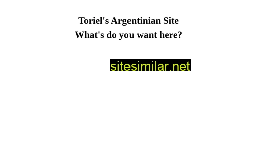 toriel.com.ar alternative sites