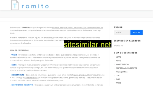 tramito.com.ar alternative sites
