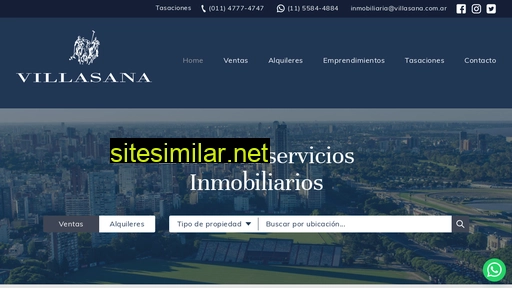 villasana.com.ar alternative sites