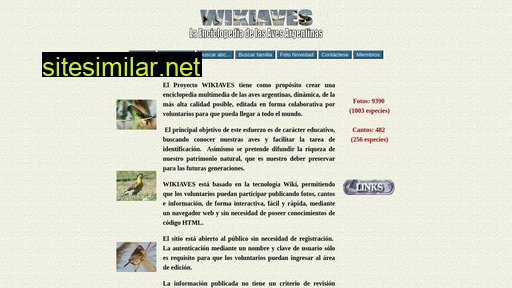 wikiaves.com.ar alternative sites