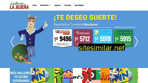 loterialajujeña.com.ar alternative sites