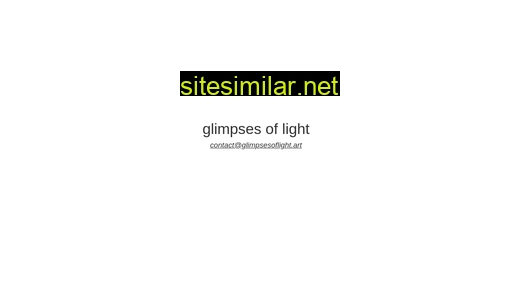 glimpsesoflight.art alternative sites