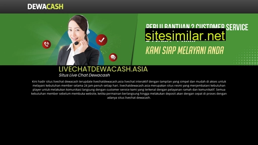 livechatdewacash.asia alternative sites