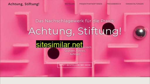 Achtung-stiftung similar sites