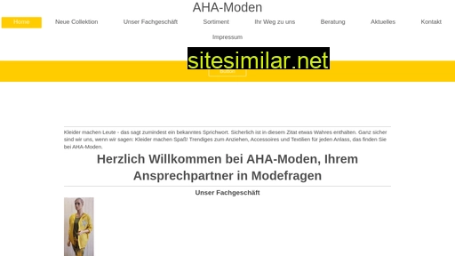 aha-moden.at alternative sites
