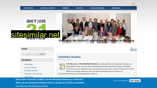 aktion21-austria.at alternative sites