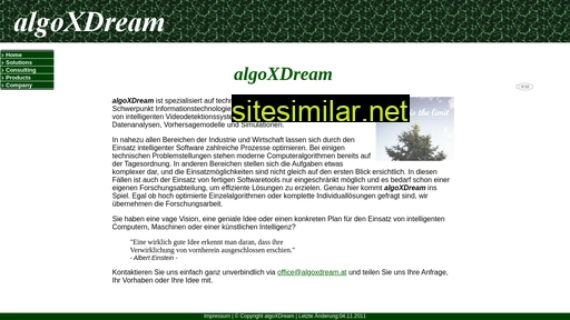 algoxdream.at alternative sites