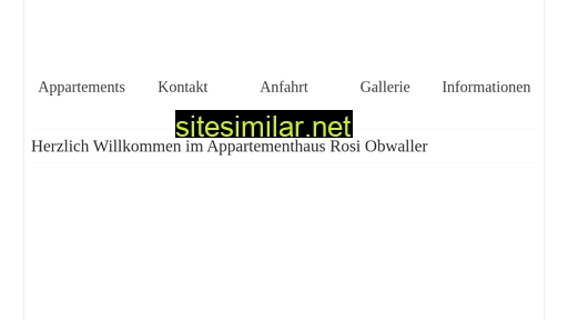 Appartement-soell similar sites