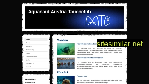 aquanaut-austria.at alternative sites